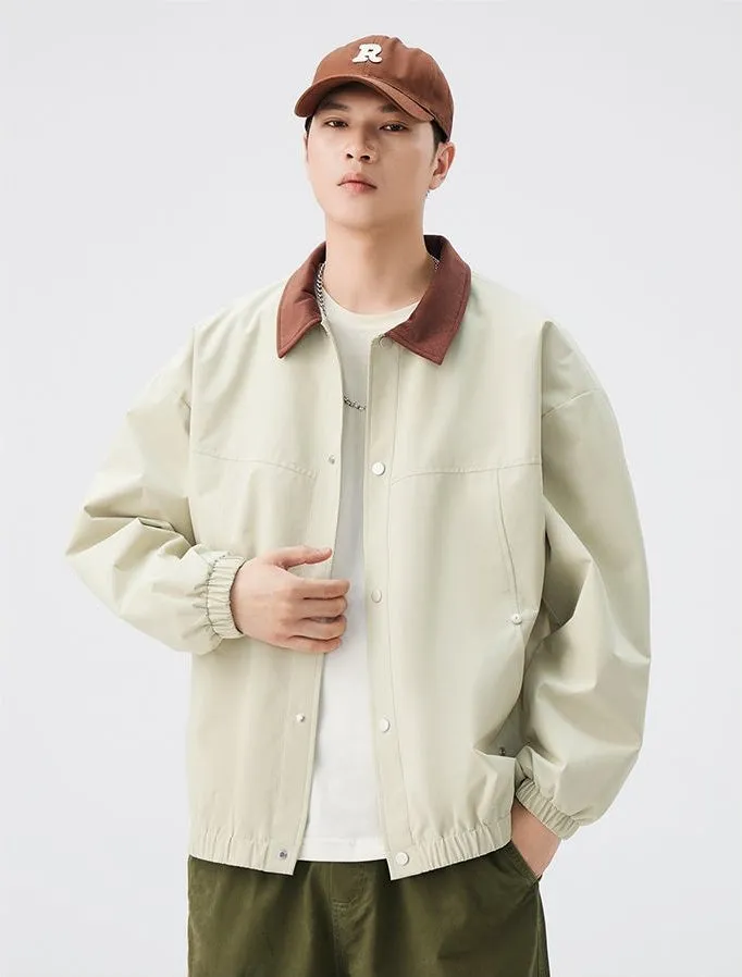 Men's Overshirt in Cozy Fabric for Effortless Style