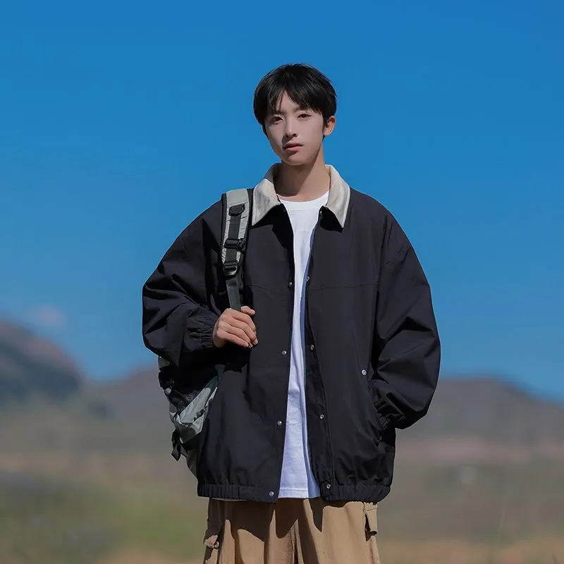 Men's Overshirt in Cozy Fabric for Effortless Style