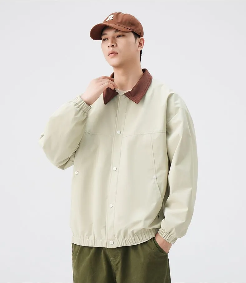 Men's Overshirt in Cozy Fabric for Effortless Style