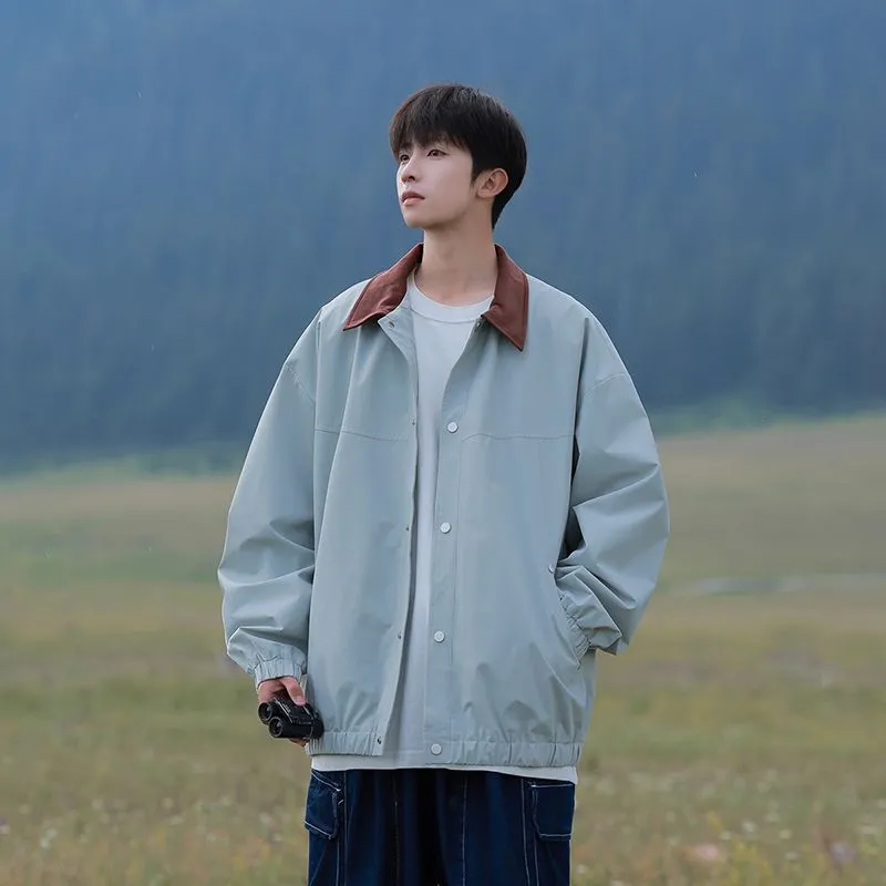 Men's Overshirt in Cozy Fabric for Effortless Style