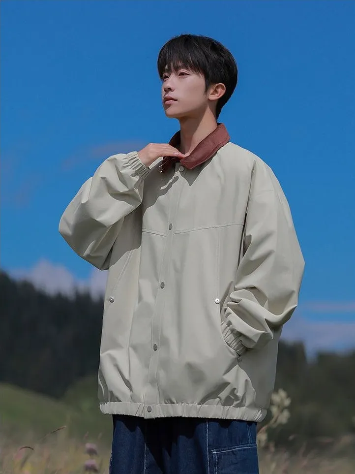Men's Overshirt in Cozy Fabric for Effortless Style