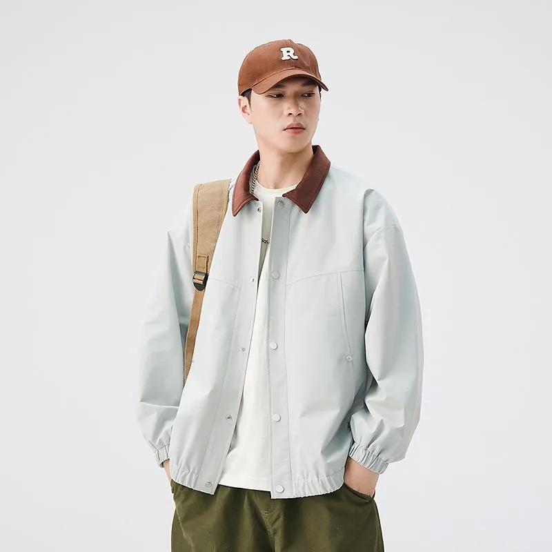 Men's Overshirt in Cozy Fabric for Effortless Style