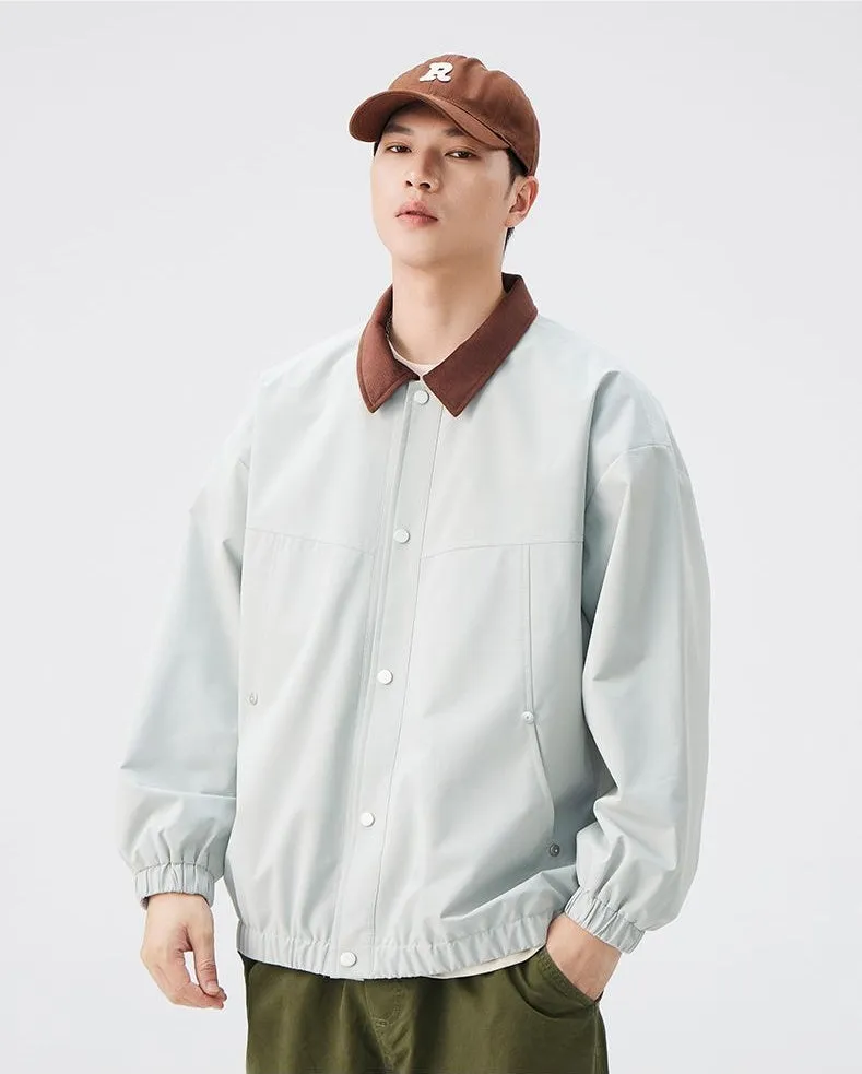 Men's Overshirt in Cozy Fabric for Effortless Style