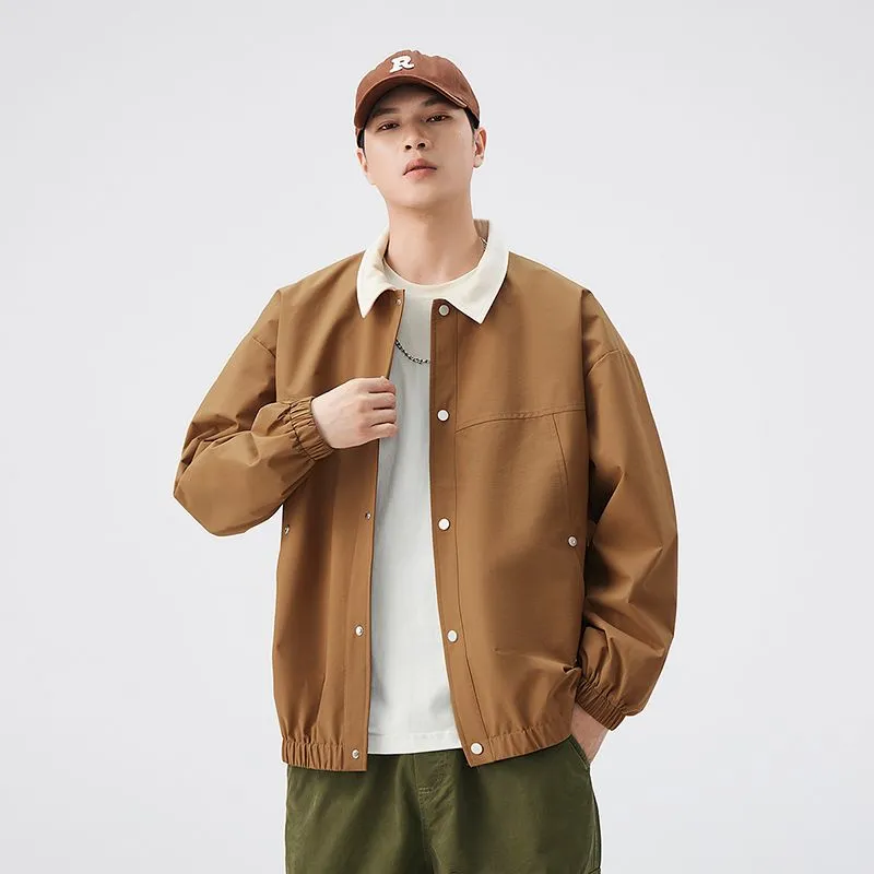 Men's Overshirt in Cozy Fabric for Effortless Style
