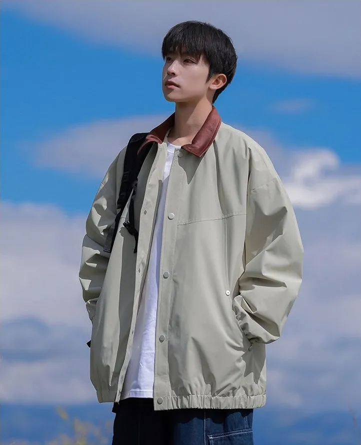 Men's Overshirt in Cozy Fabric for Effortless Style