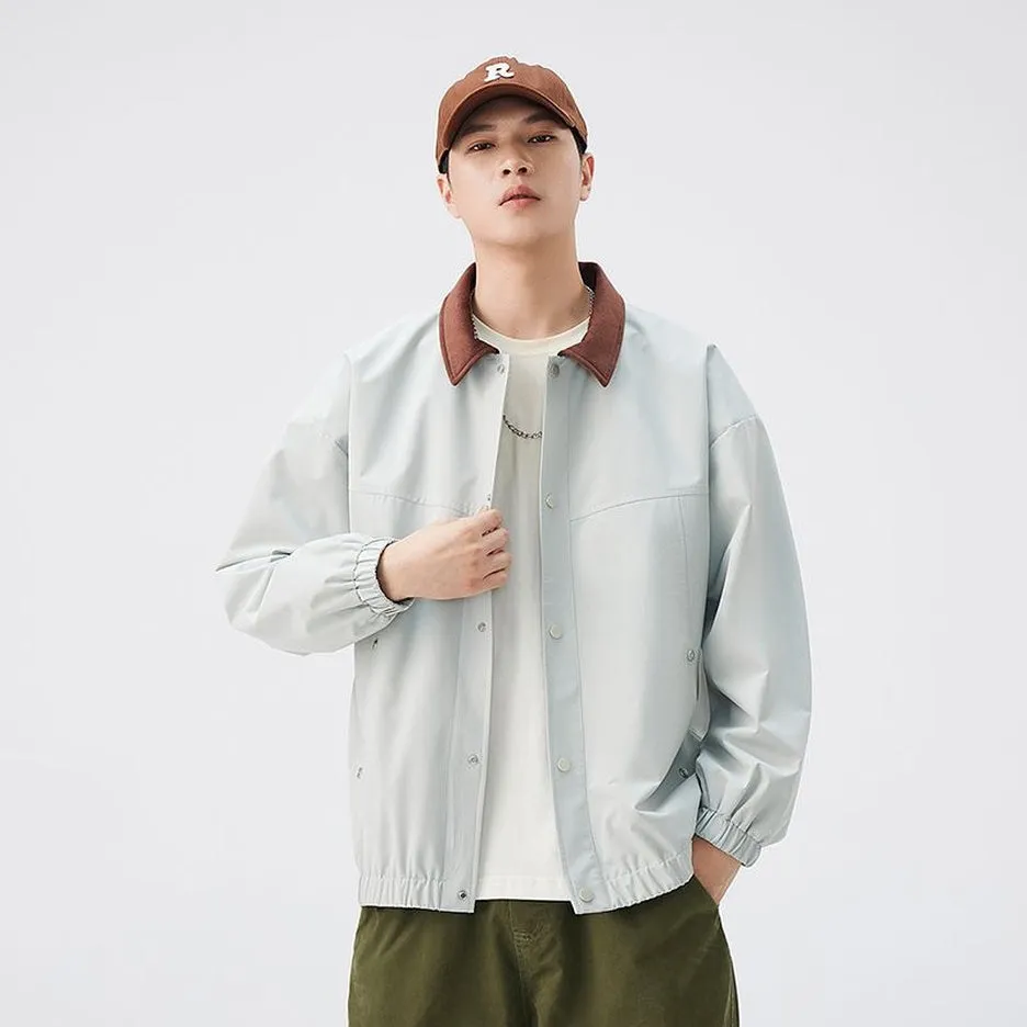 Men's Overshirt in Cozy Fabric for Effortless Style