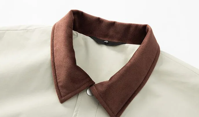 Men's Overshirt in Cozy Fabric for Effortless Style