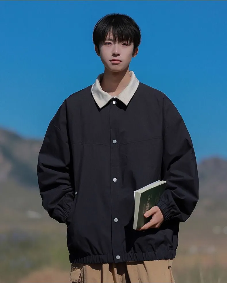 Men's Overshirt in Cozy Fabric for Effortless Style