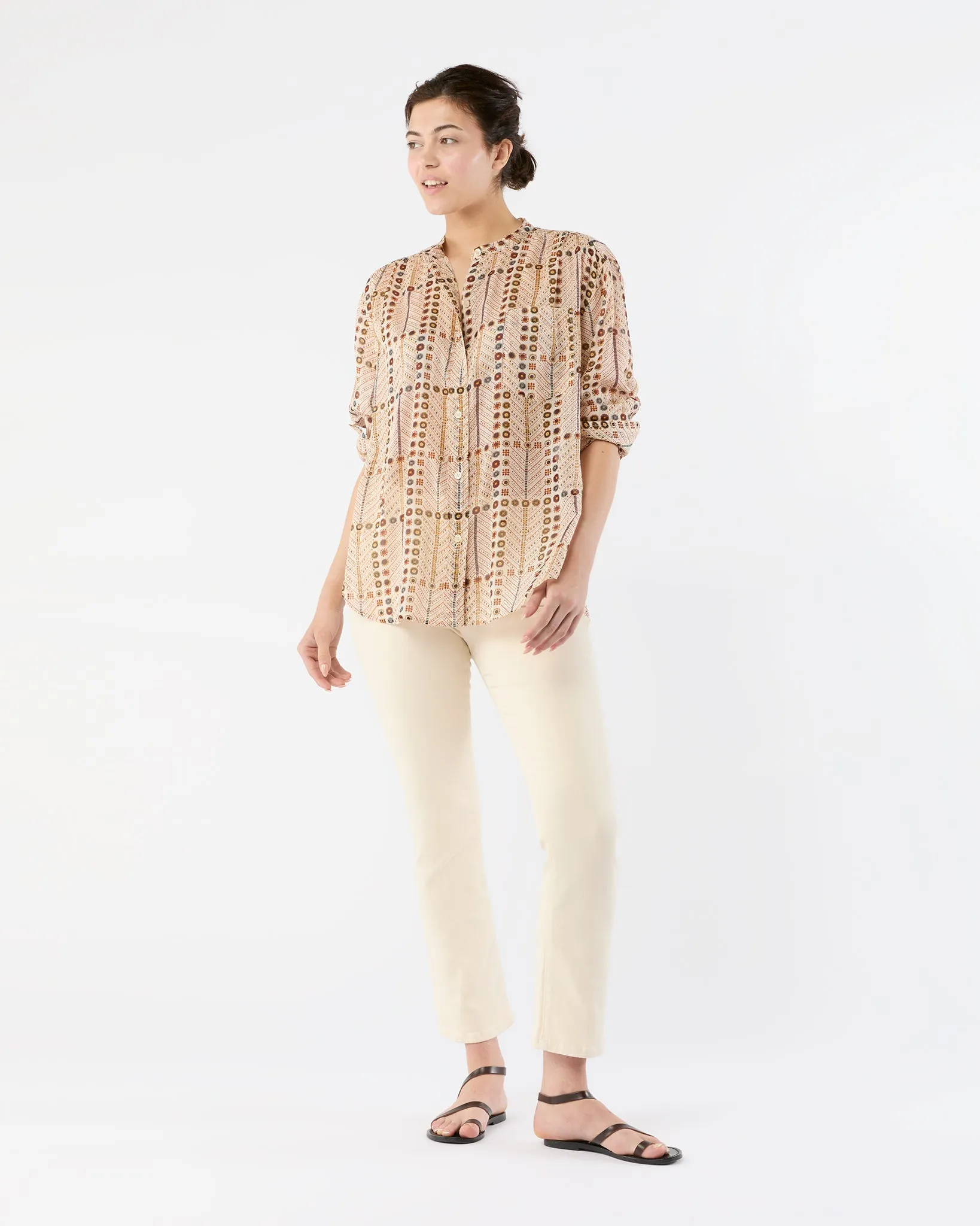 Mexika Top in Ecru