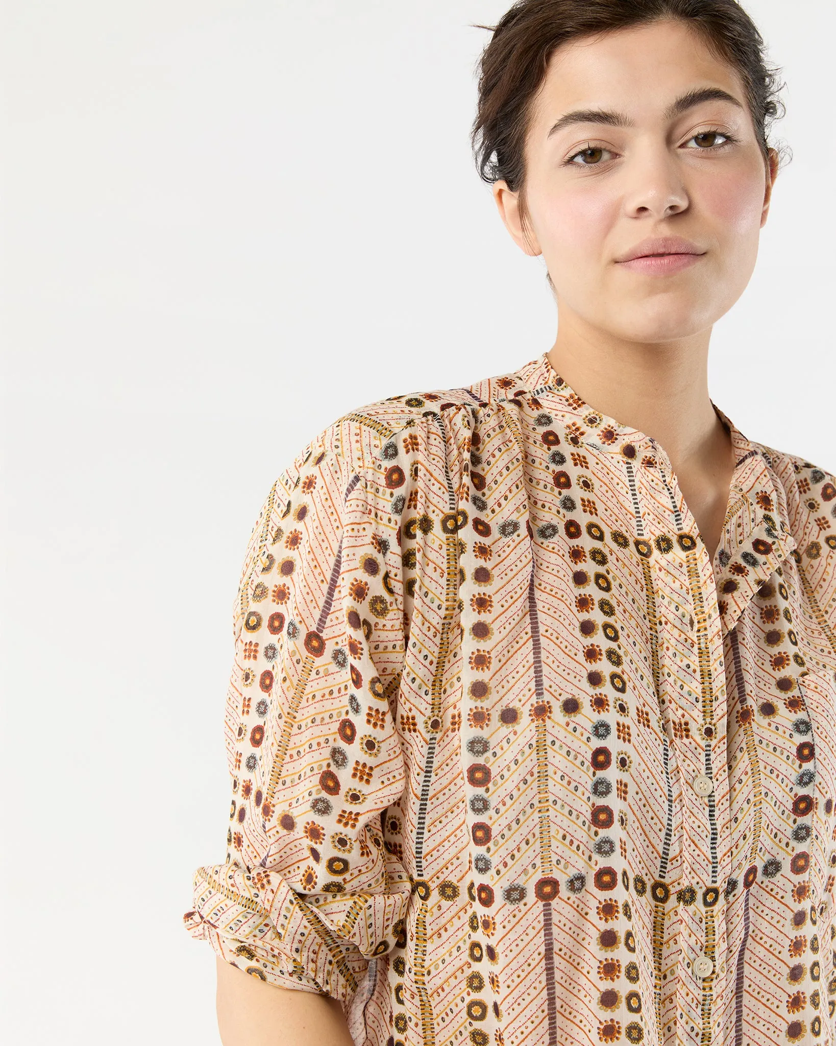 Mexika Top in Ecru