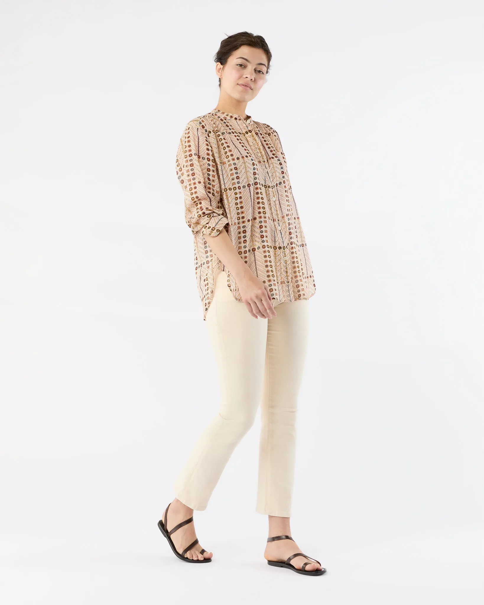 Mexika Top in Ecru