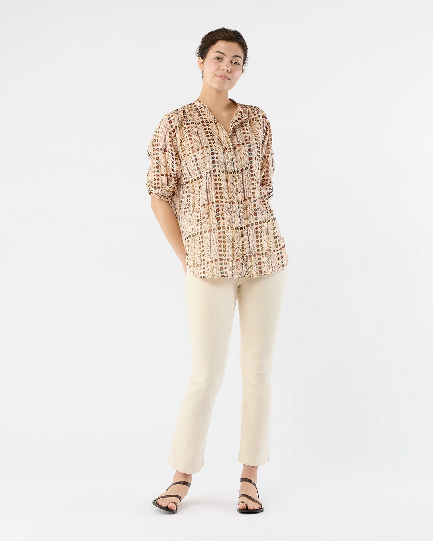 Mexika Top in Ecru