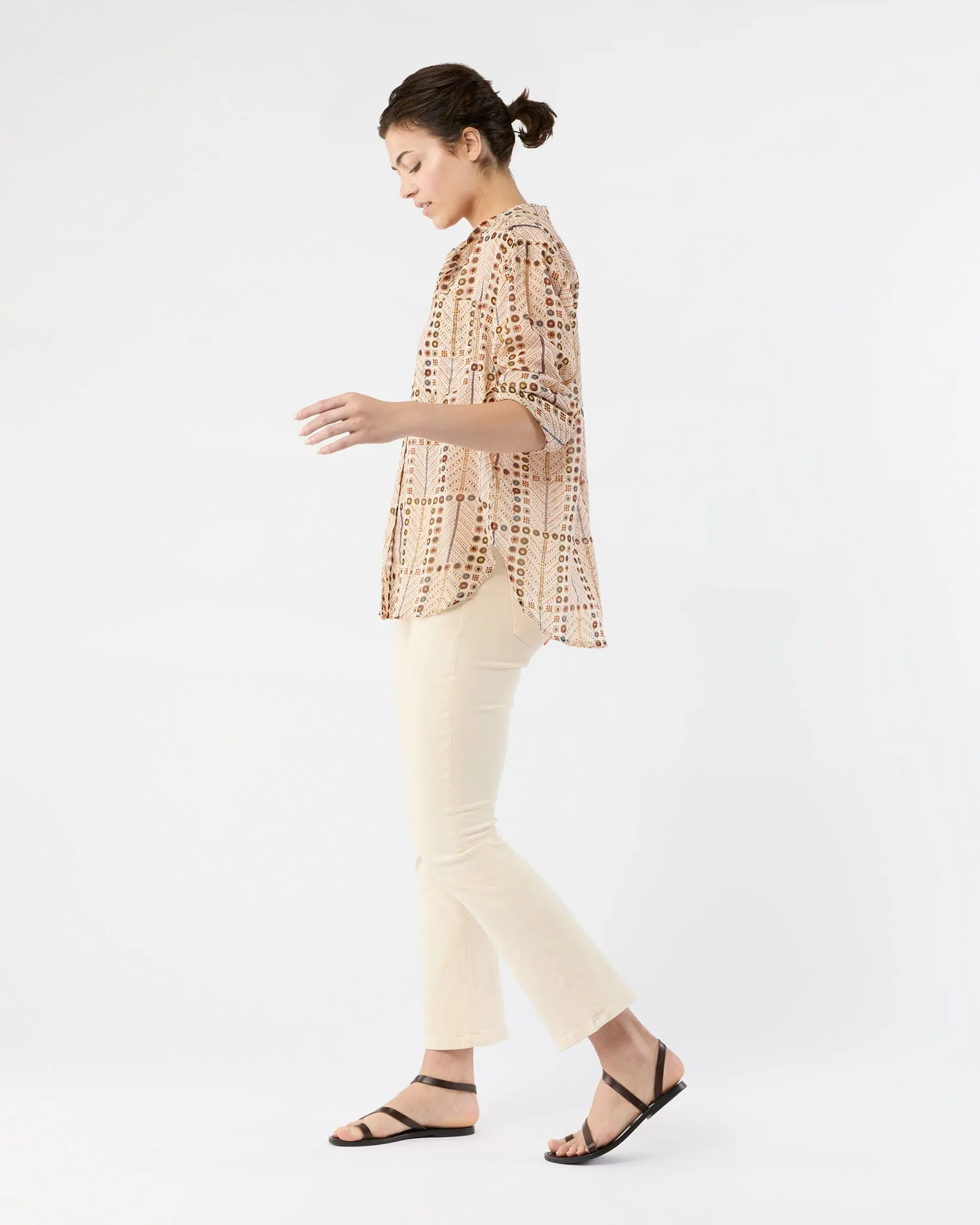 Mexika Top in Ecru