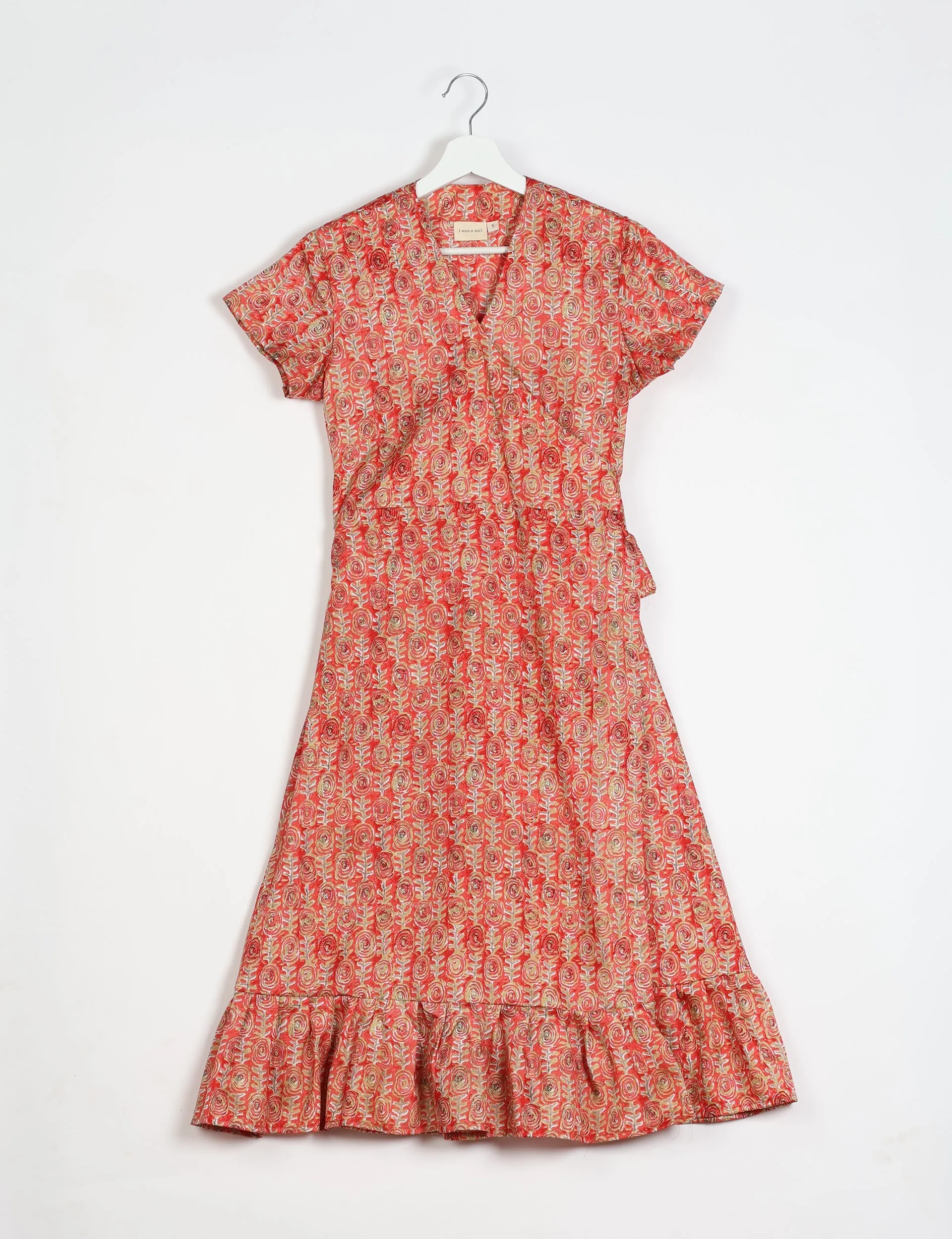 MIDI WRAP DRESS
