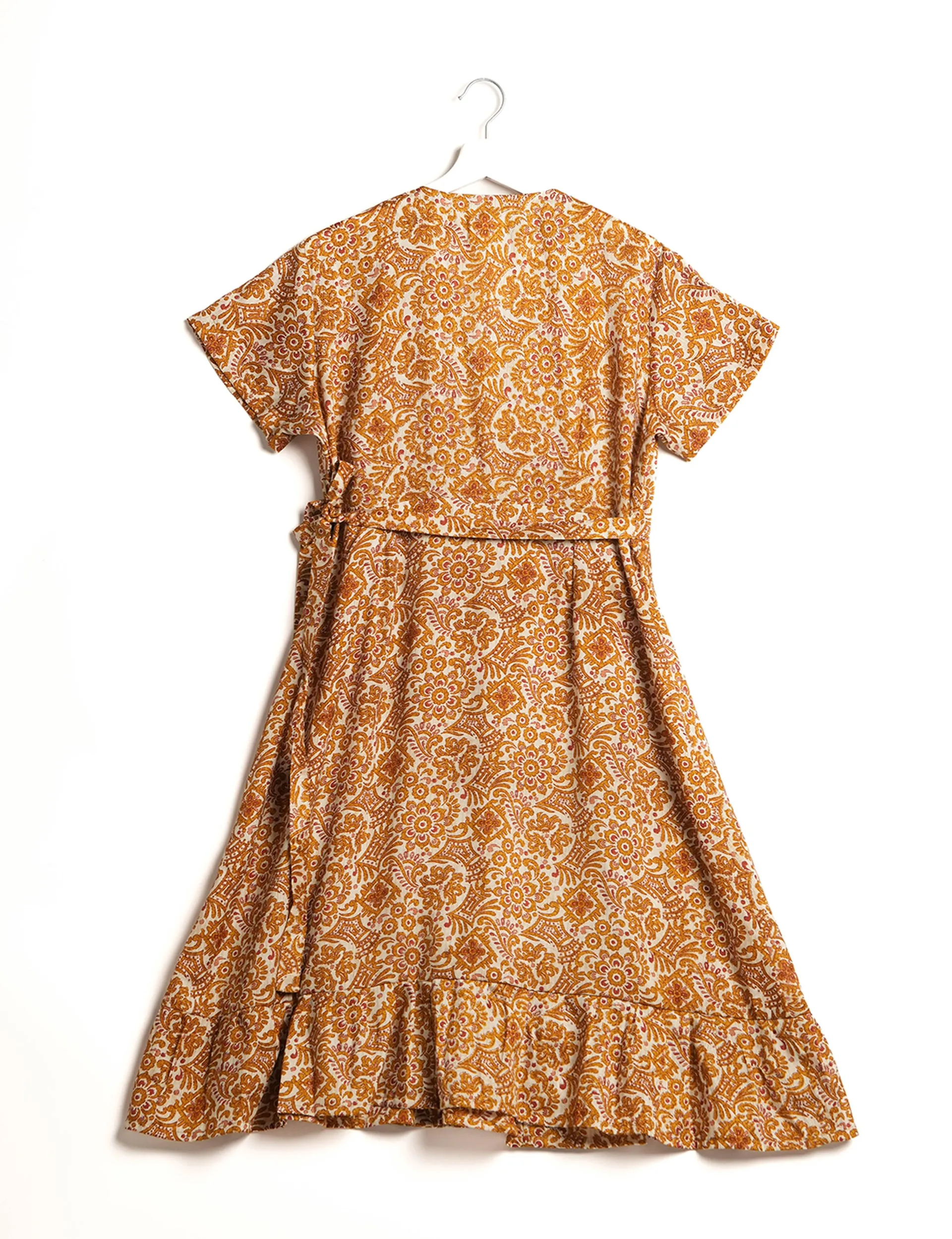 MIDI WRAP DRESS