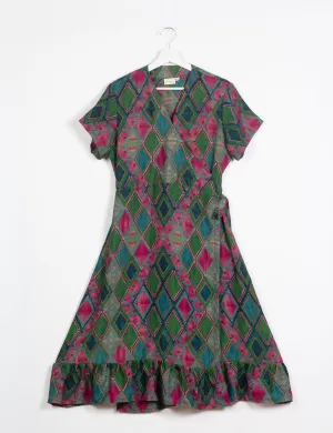 MIDI WRAP DRESS