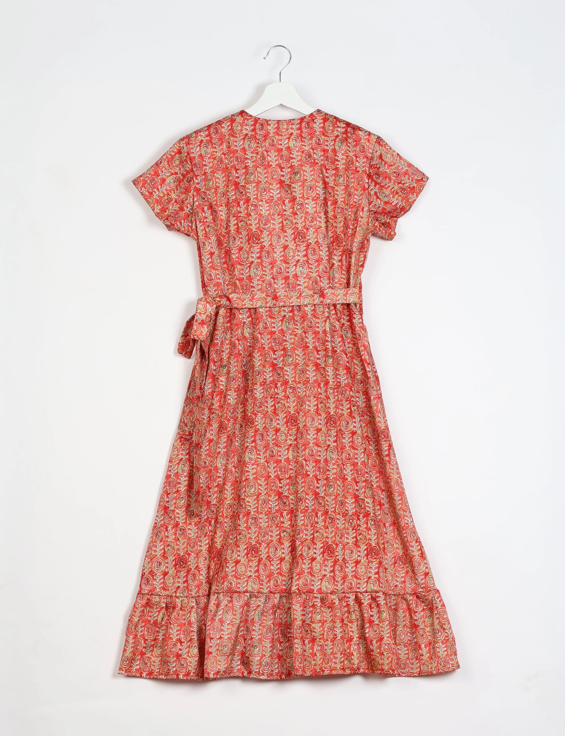 MIDI WRAP DRESS