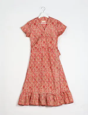 MIDI WRAP DRESS