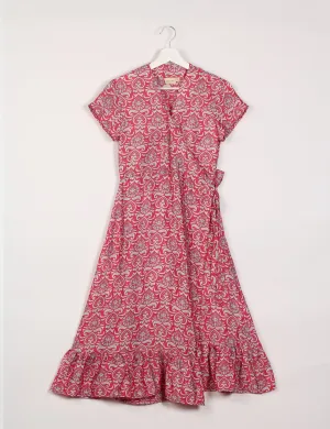 MIDI WRAP DRESS