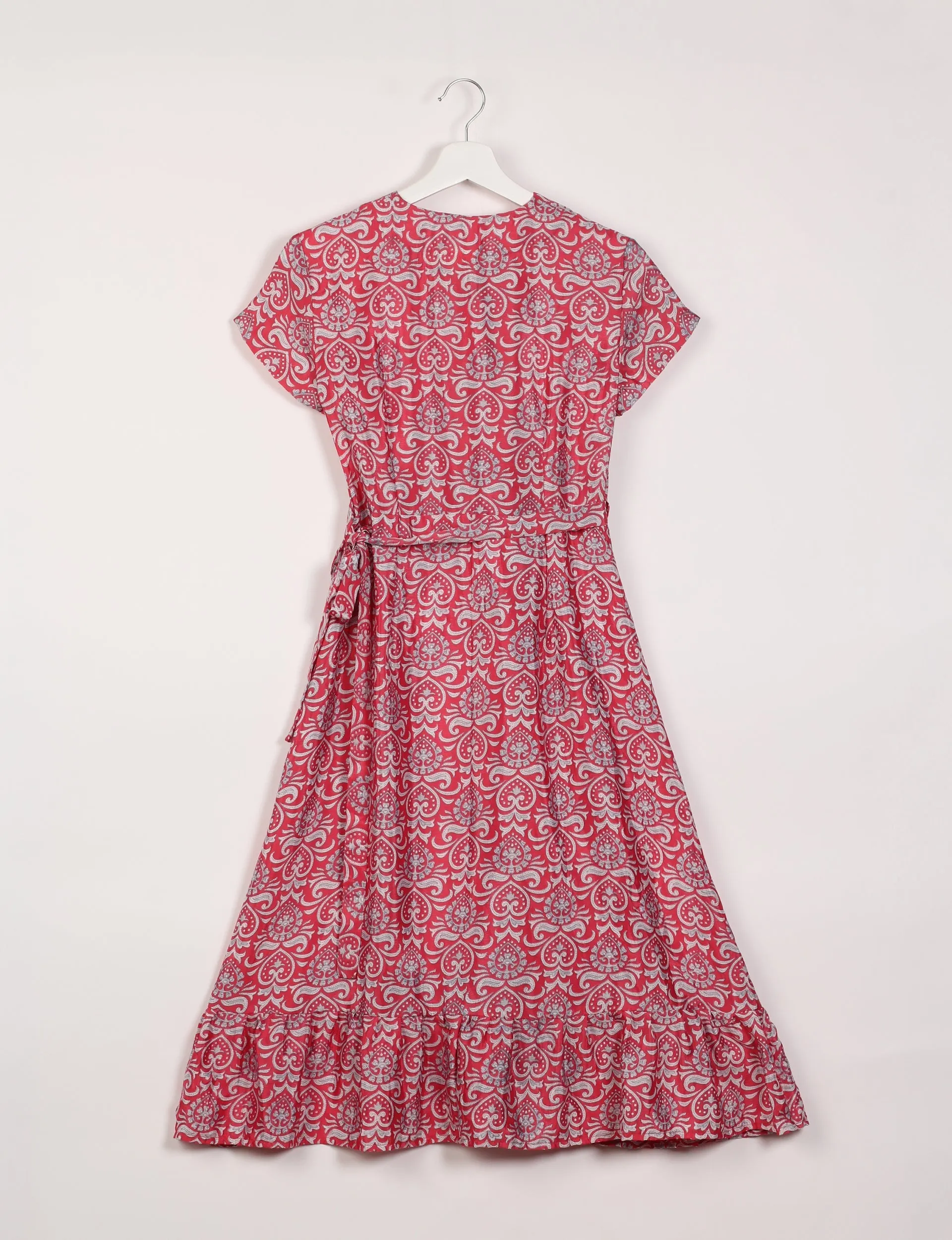 MIDI WRAP DRESS