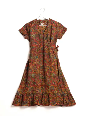 MIDI WRAP DRESS
