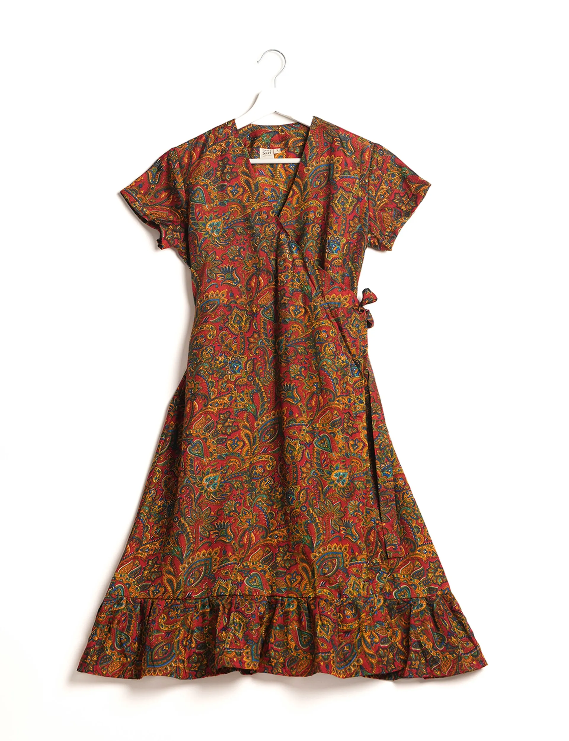 MIDI WRAP DRESS