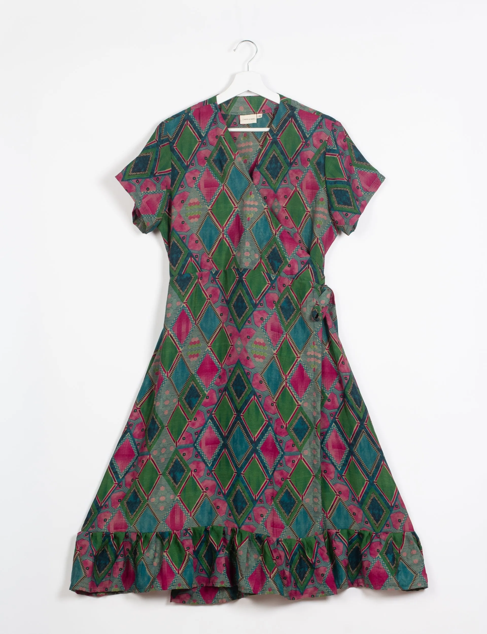 MIDI WRAP DRESS