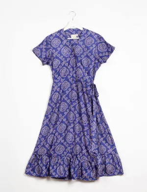 MIDI WRAP DRESS