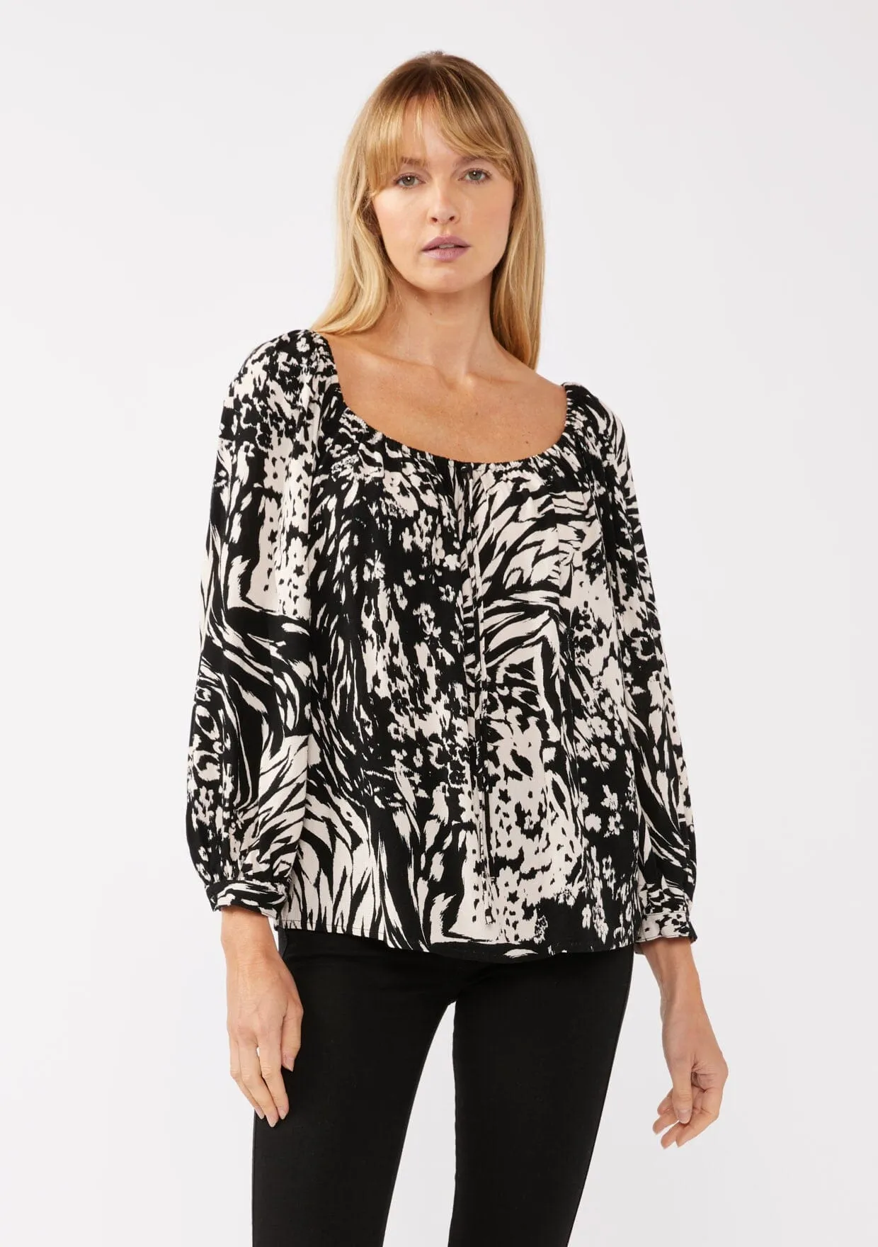 Midnight Oasis Blouse