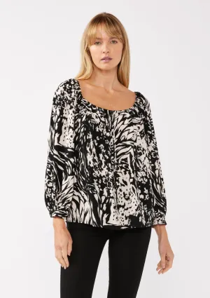 Midnight Oasis Blouse