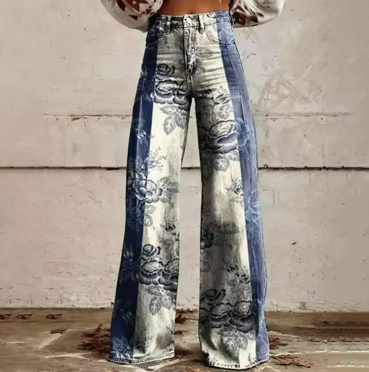 Mira | Boho Aura Wide-Leg Pants