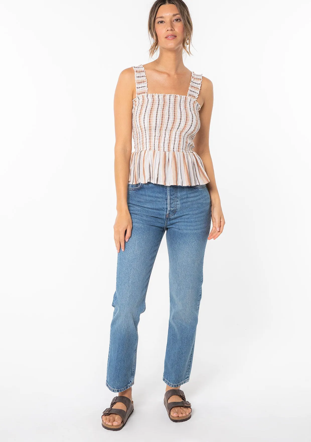 Miramar Striped Tank Top