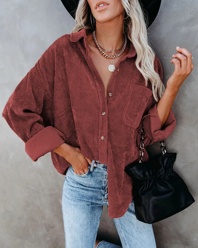 Miriam® | Vintage velvet shirt