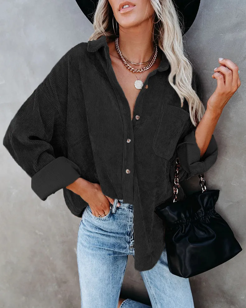 Miriam® | Vintage velvet shirt
