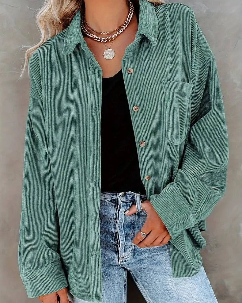 Miriam® | Vintage velvet shirt