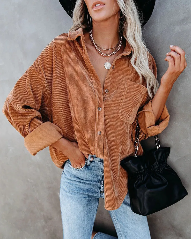 Miriam® | Vintage velvet shirt