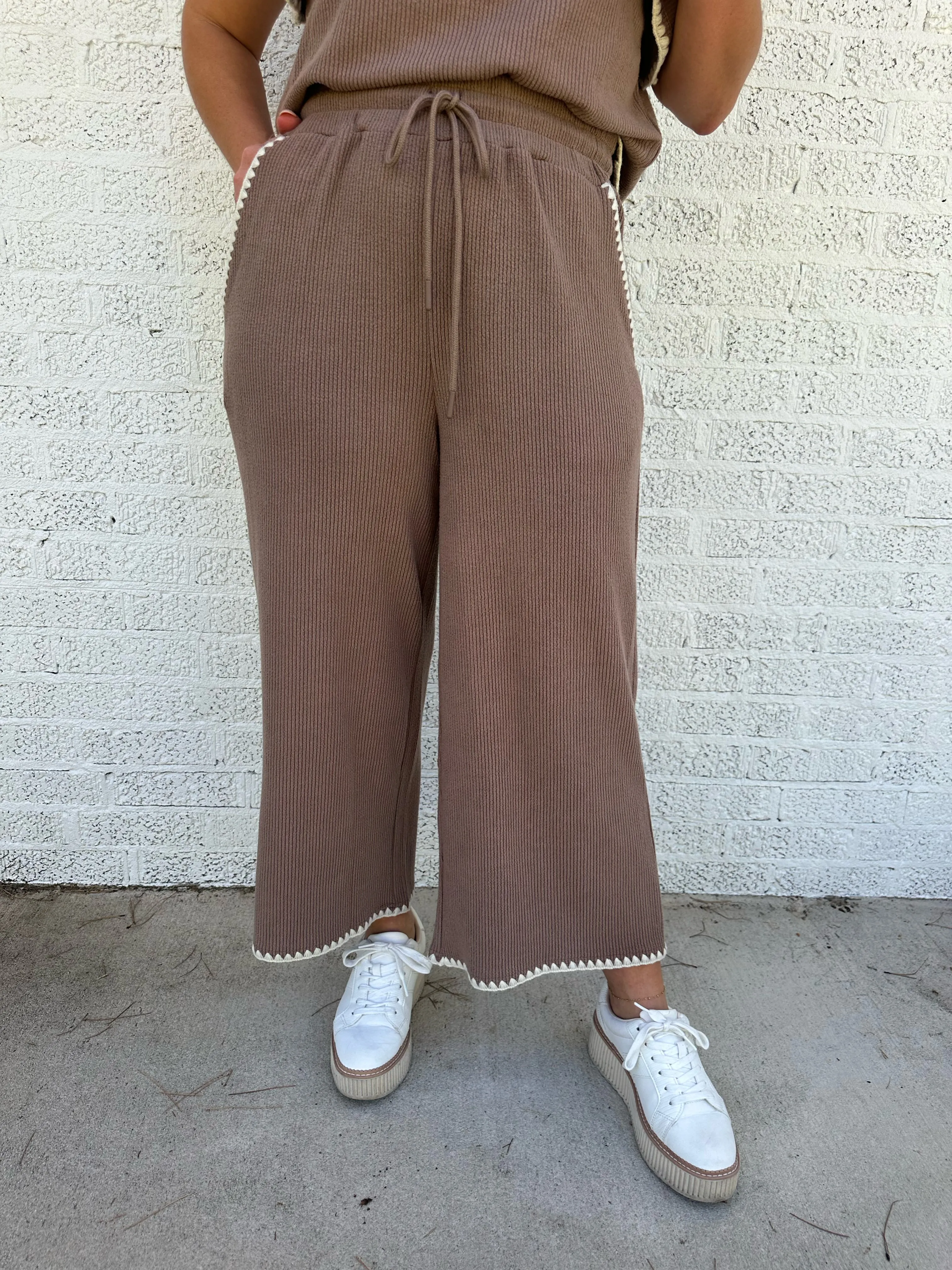Mocha Set With Trim Bottoms
