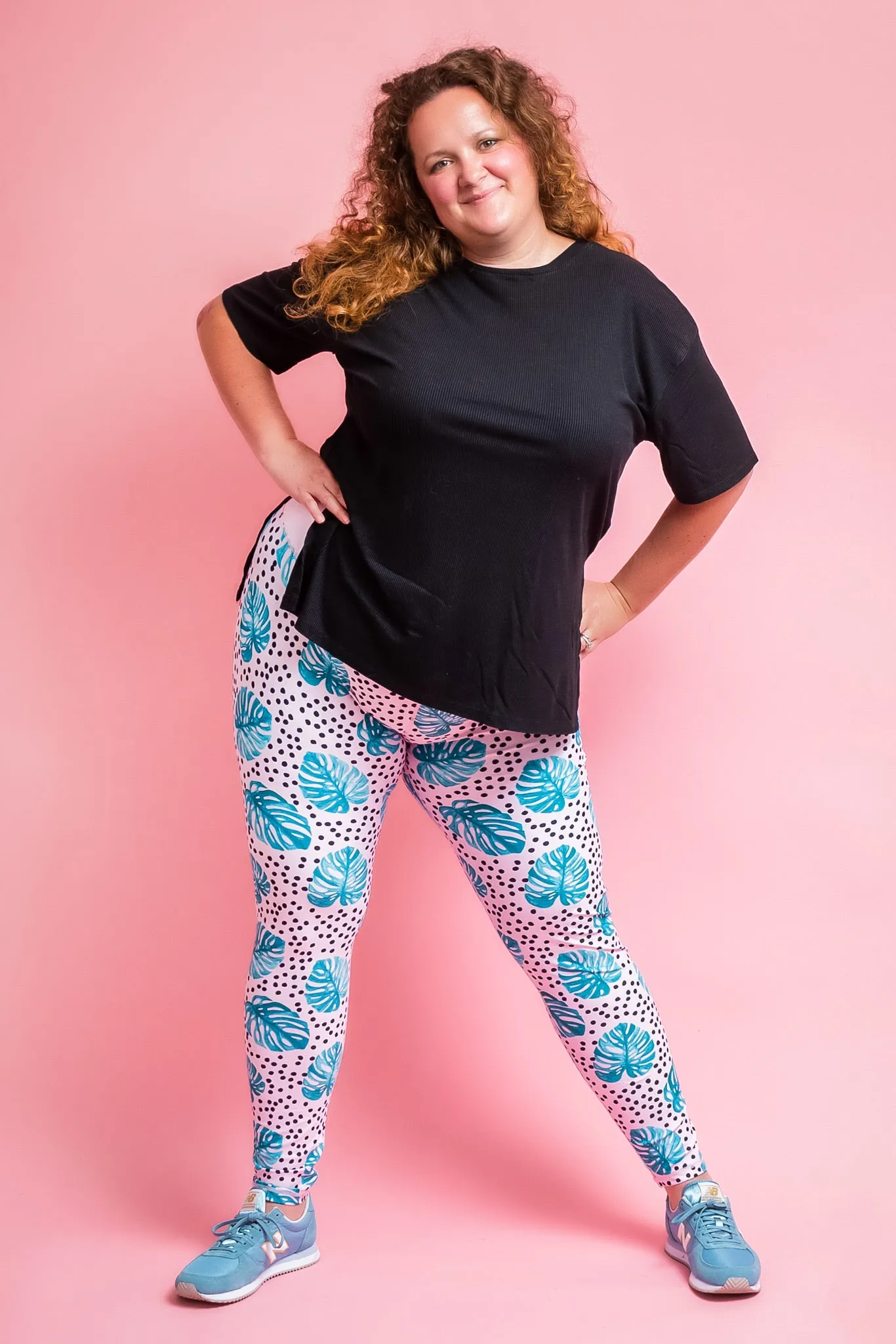 Monstera Leaf Women’s Activewear Leggings - Tall 33” inside leg