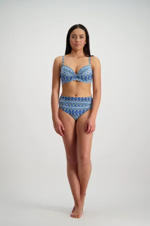 Moontide Bohemian Aesthetic U/W Cross Front Top M8551BA