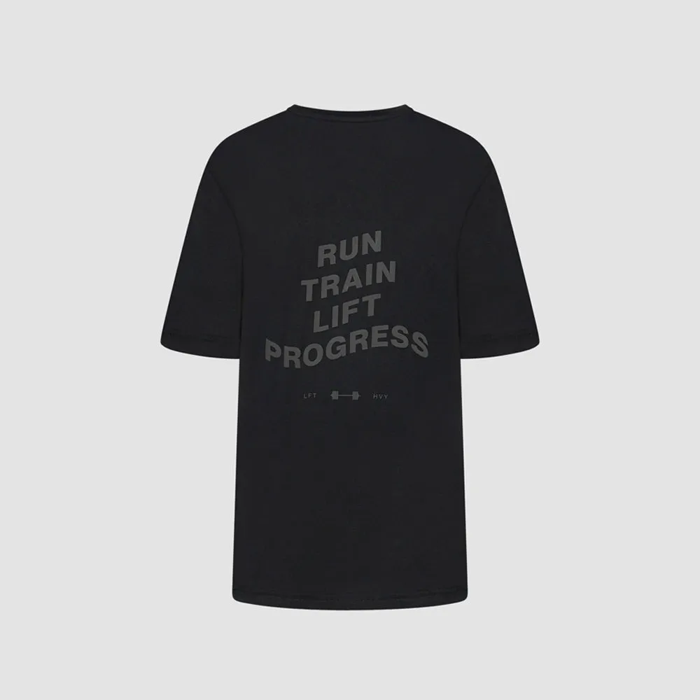 Motion Boyfriend Logo Tee - Black