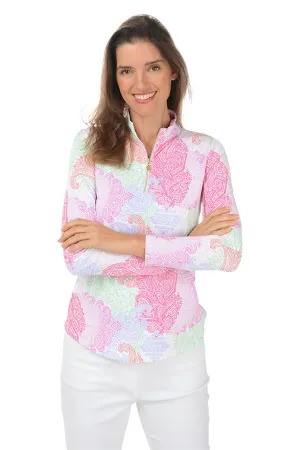 Multi Paisley UPF50  Sun Shirt