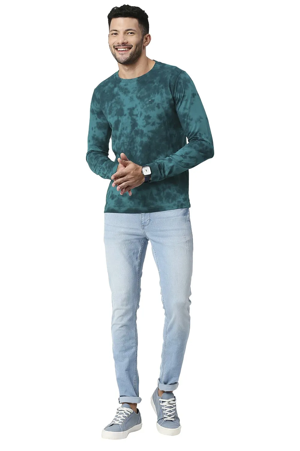 Muscle Fit Cotton Crew T-shirt