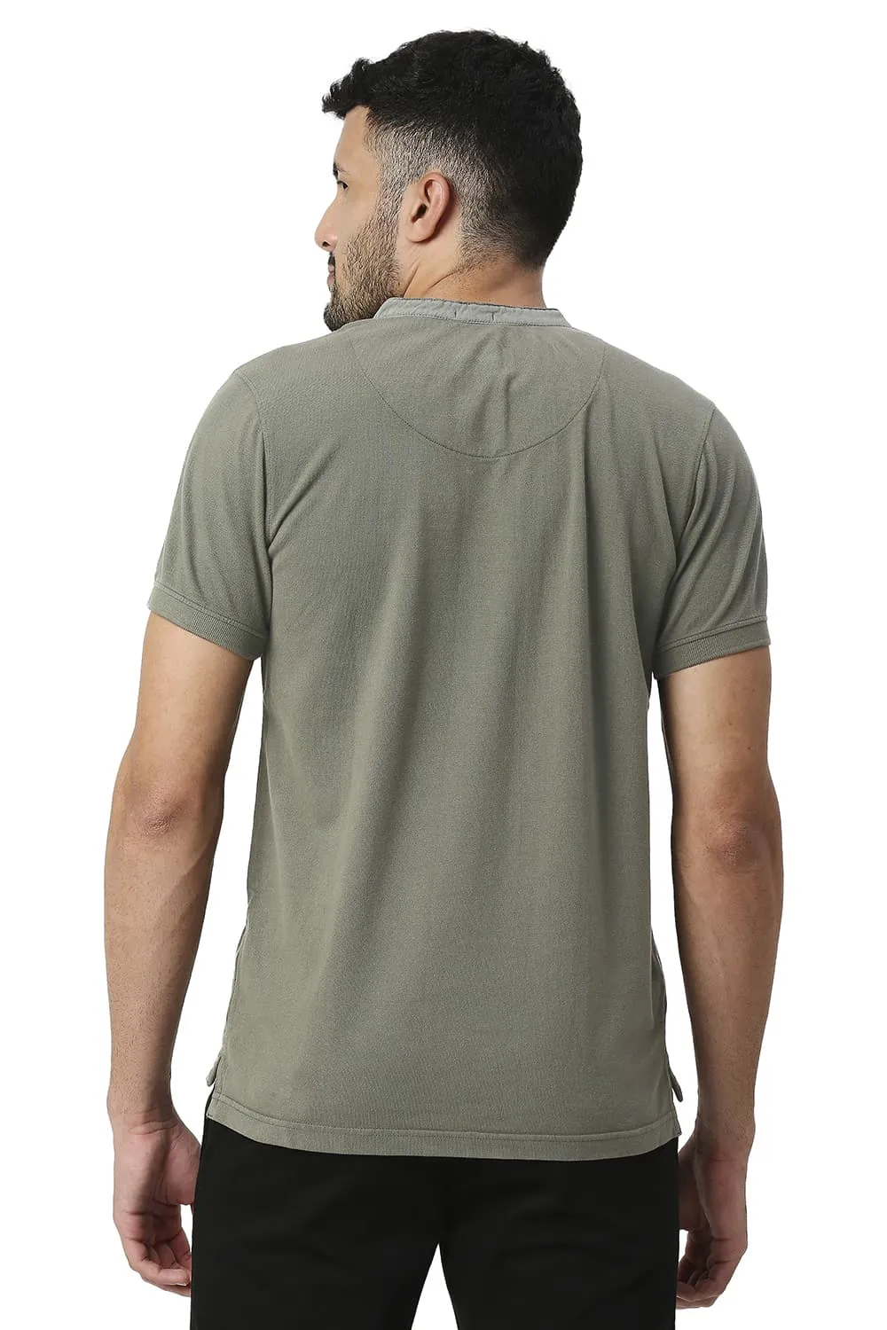 Muscle Fit Cotton Polo T-shirt
