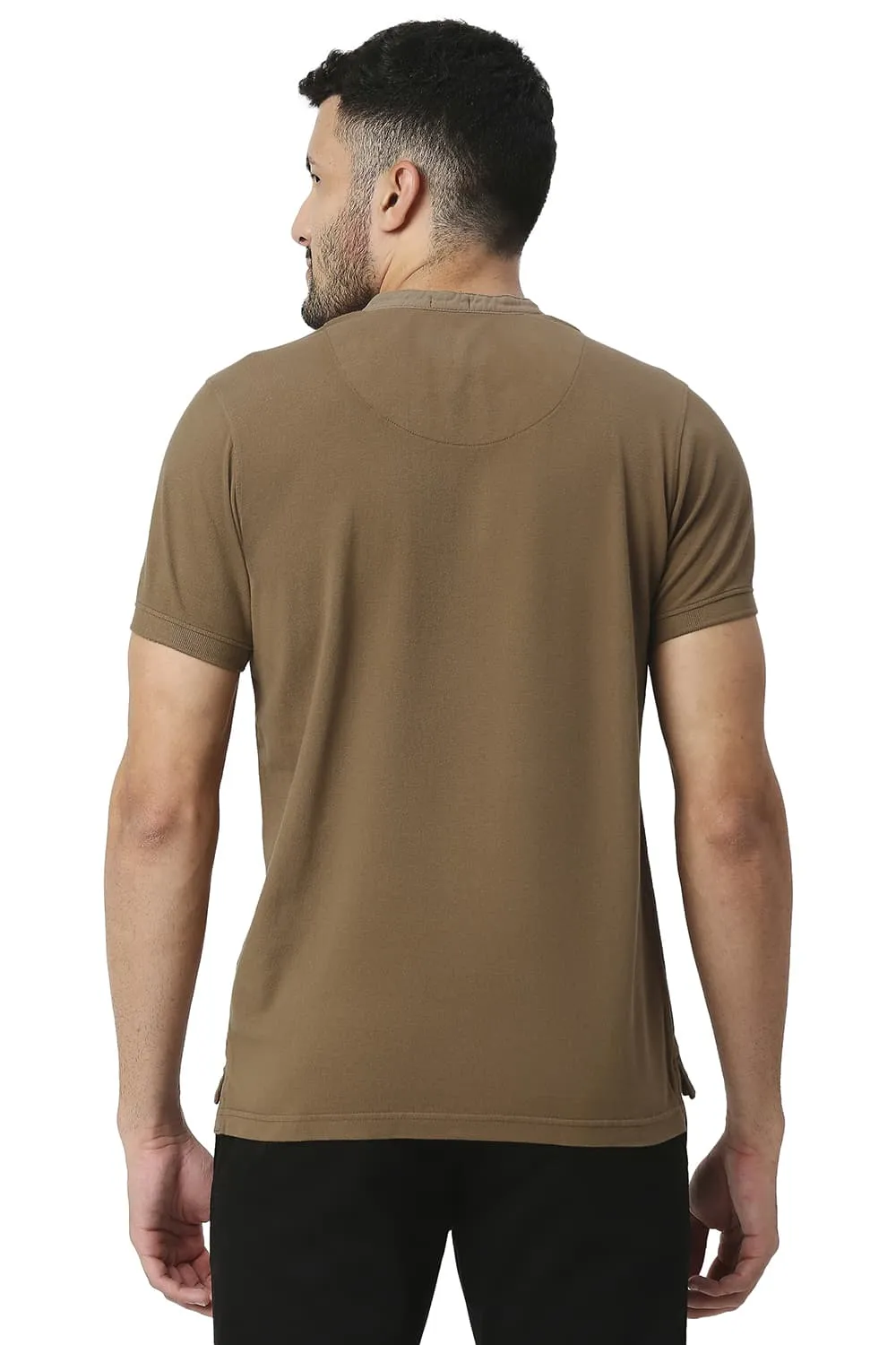 Muscle Fit Cotton Polo T-shirt