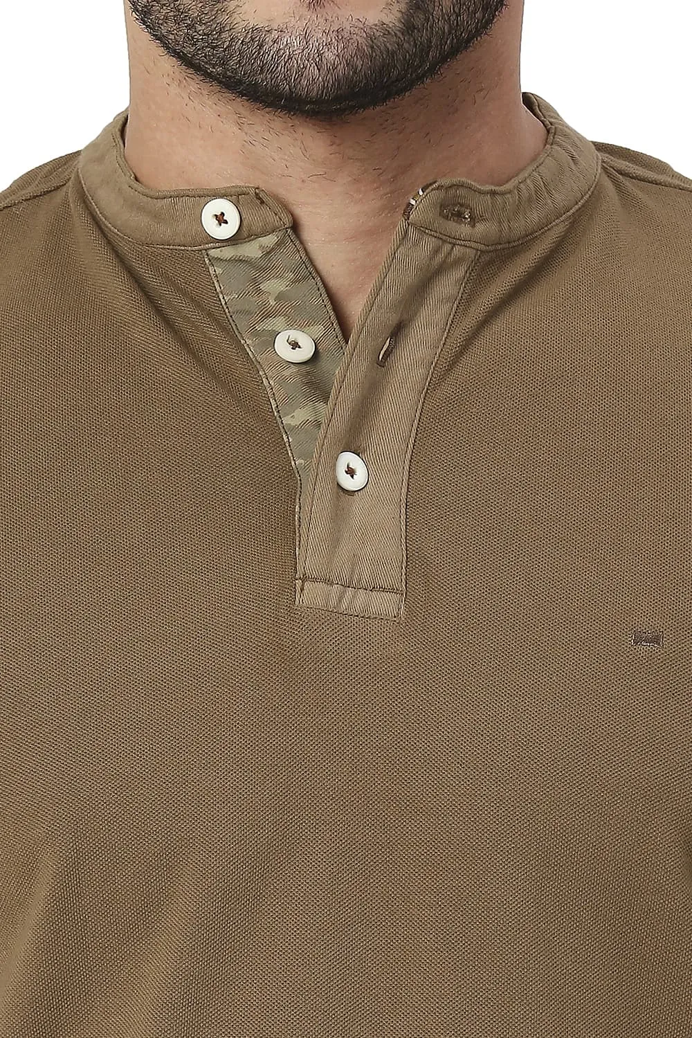 Muscle Fit Cotton Polo T-shirt