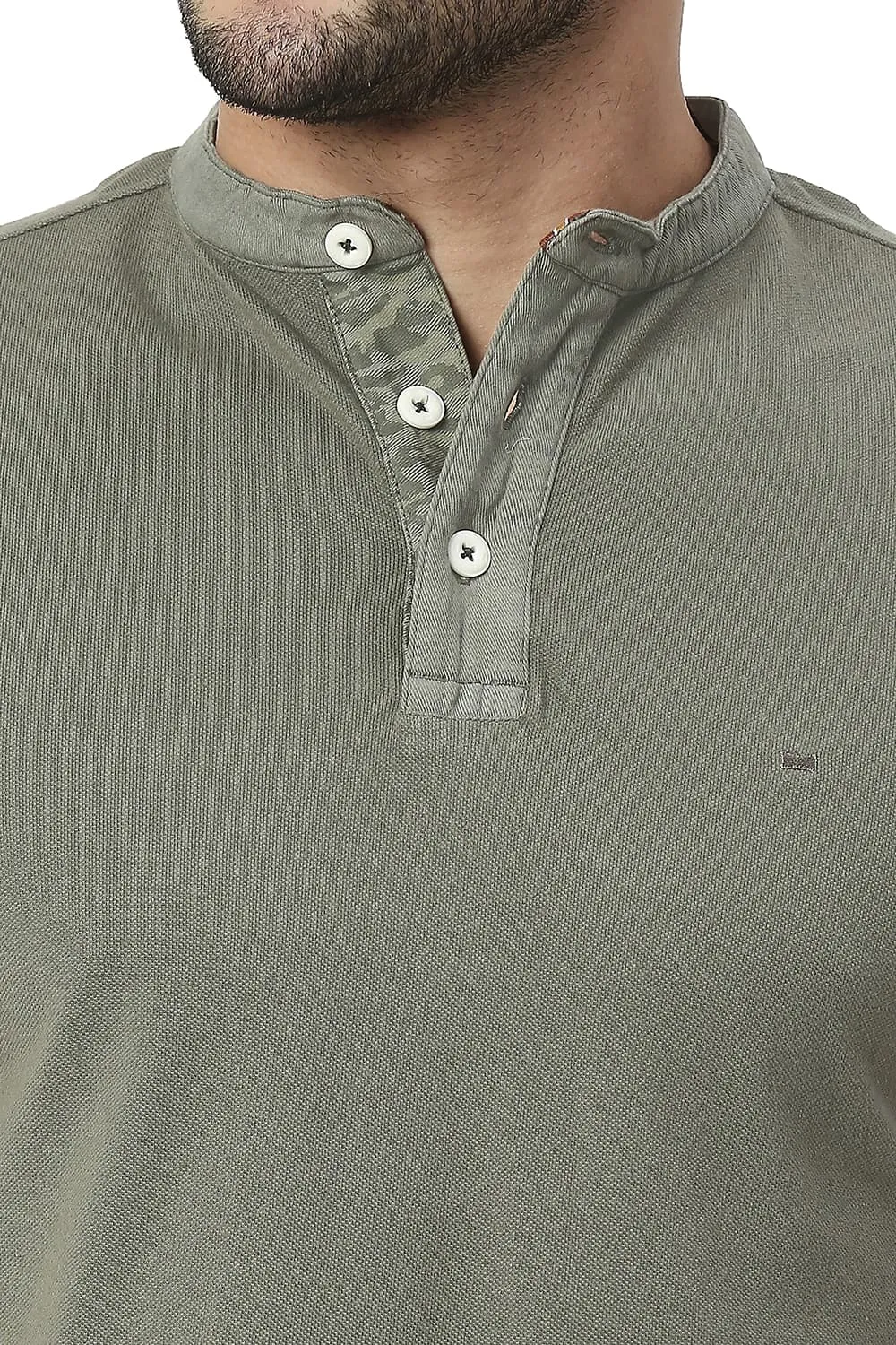 Muscle Fit Cotton Polo T-shirt