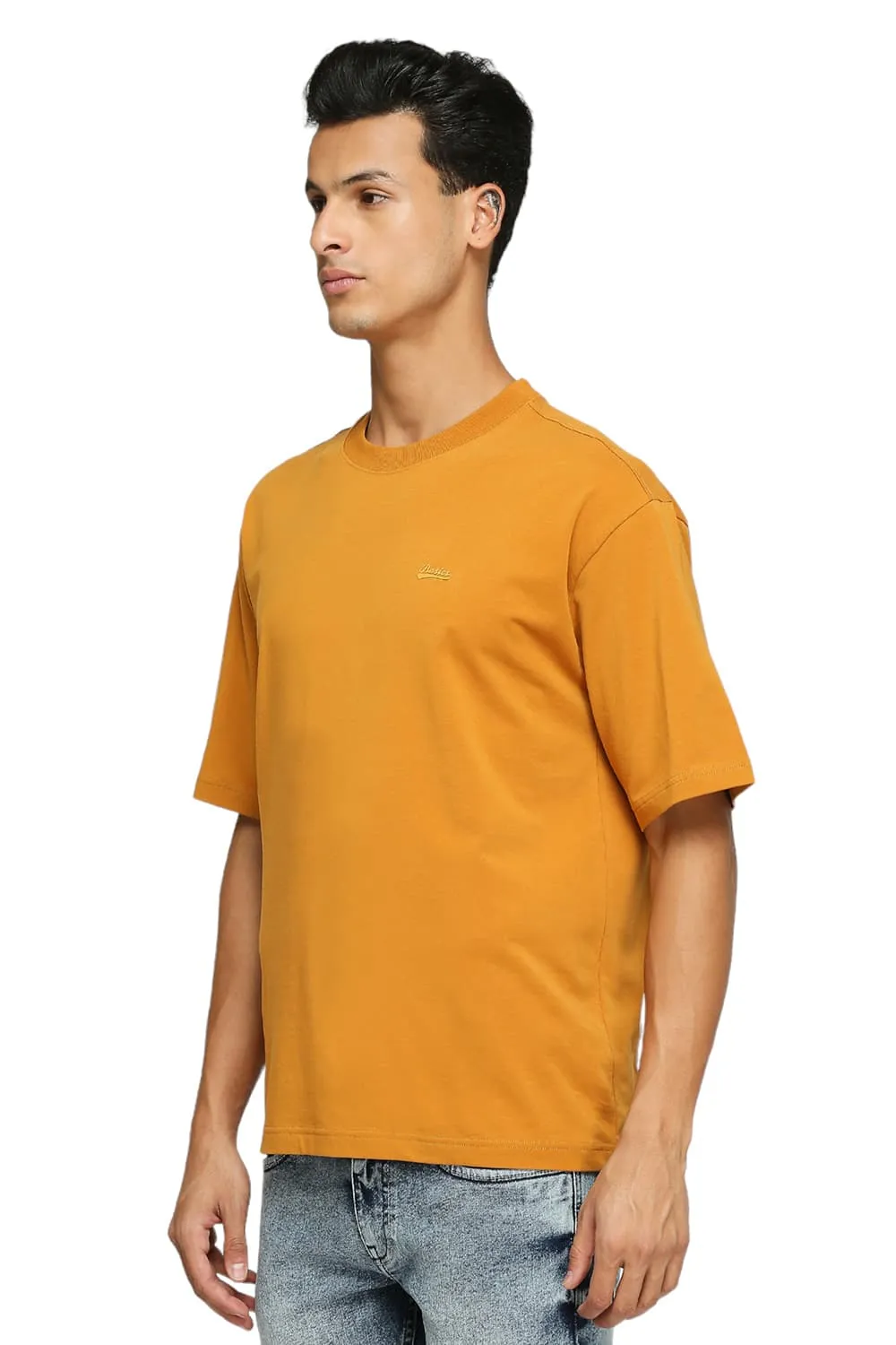 Muscle Fit Cotton Stretch Solid Crew T-Shirts