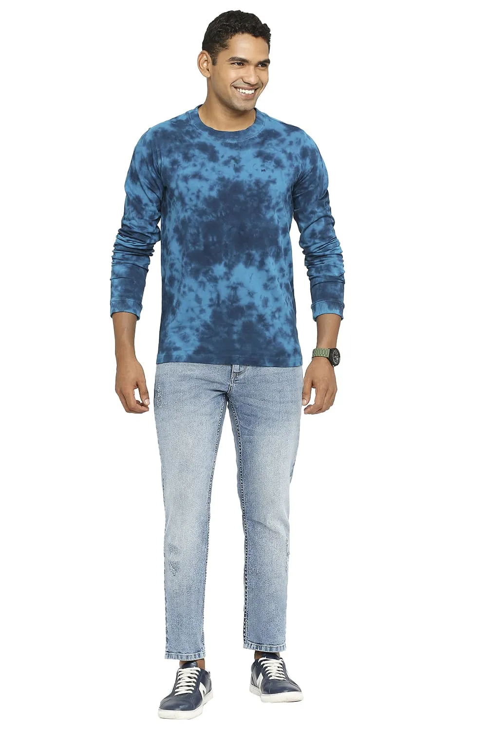 Muscle Fit Tie Dye Crew T-shirt
