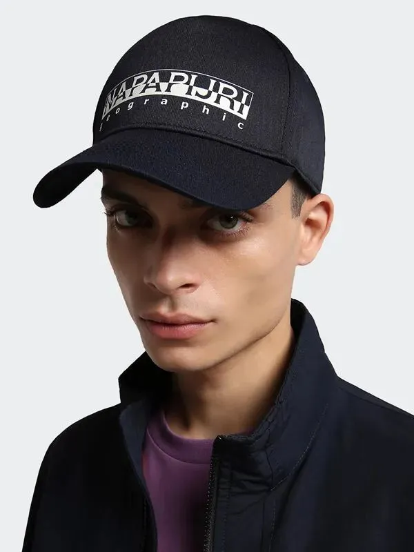 Napapijri Box Cap In Blue Marine