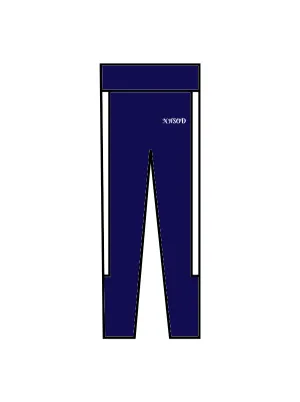 NATASHA HARFOOT SCHOOL OF DANCE -  NAVY AND WHITE TRACKSUIT BOTTOMS